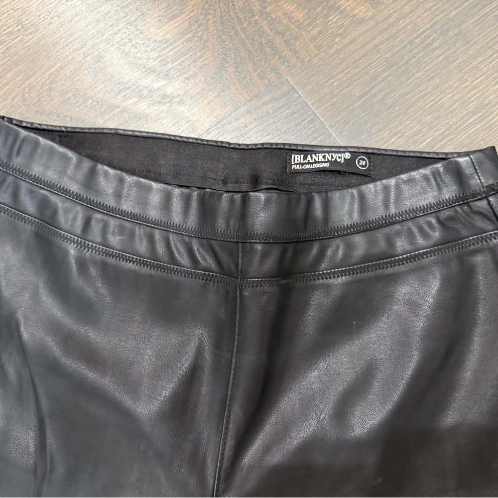 BlankNYC Luxury Vegan Leather Leggings, 6 - Picture 6 of 7